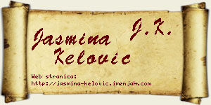 Jasmina Kelović vizit kartica